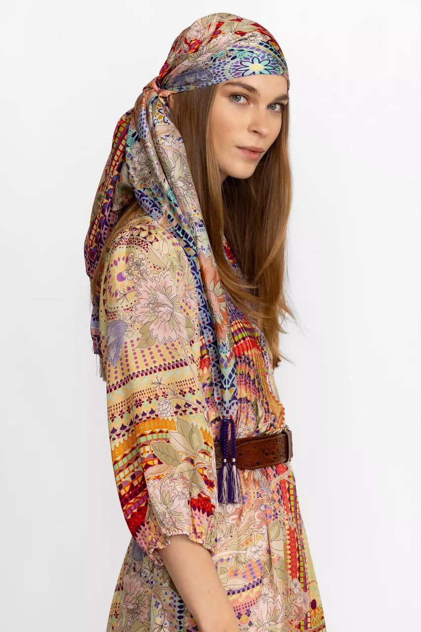 GARDEN MOSAIC SCARF