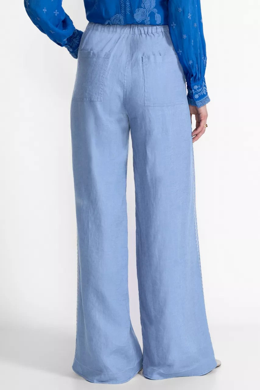 WIDE LEG PLEAT PANT