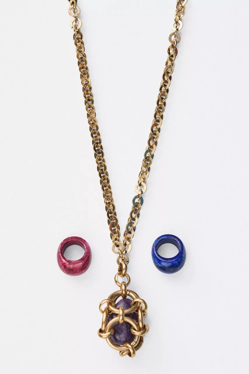 GEMSTONE DOME RING