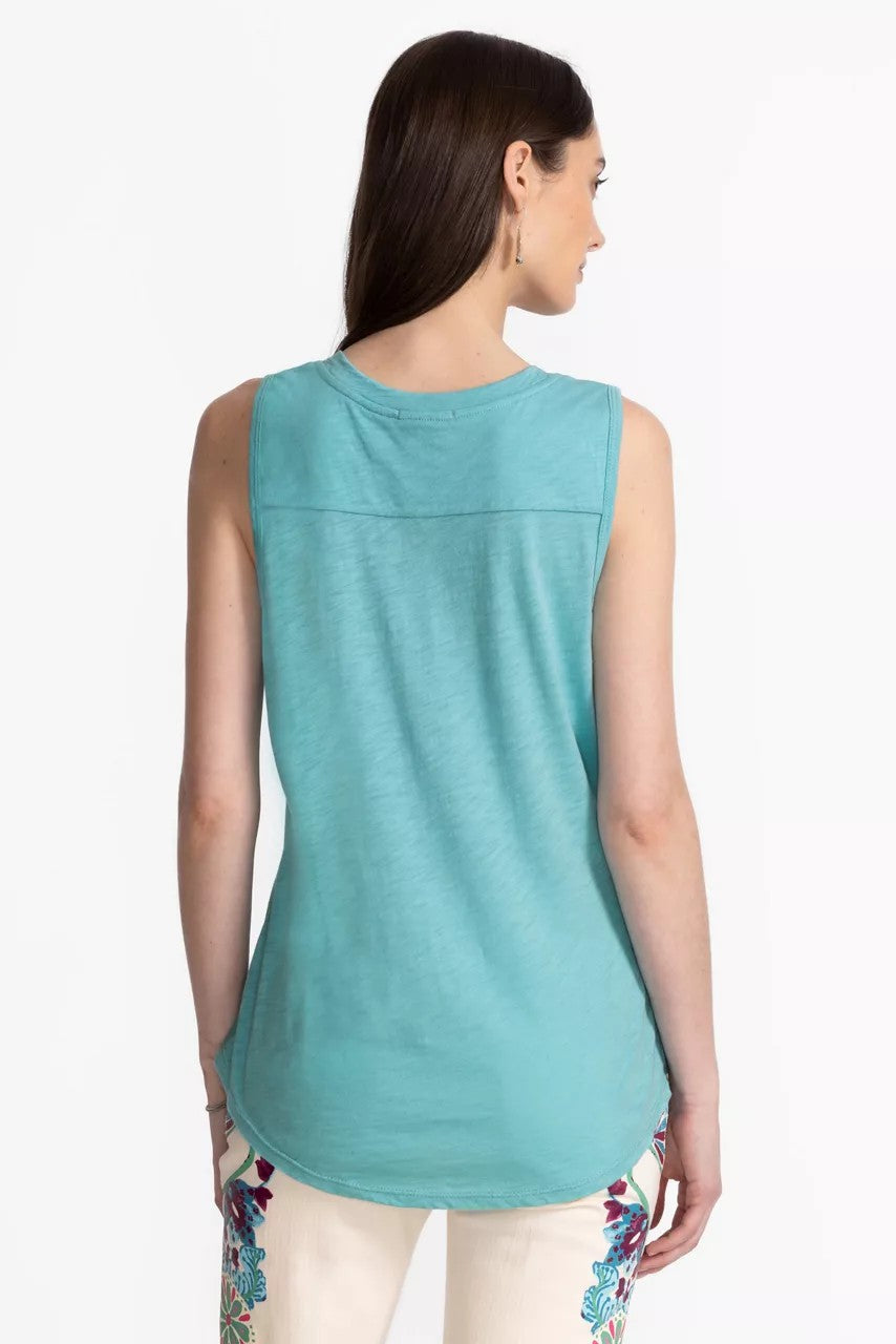 SLUB JERSEY HI LOW TANK
