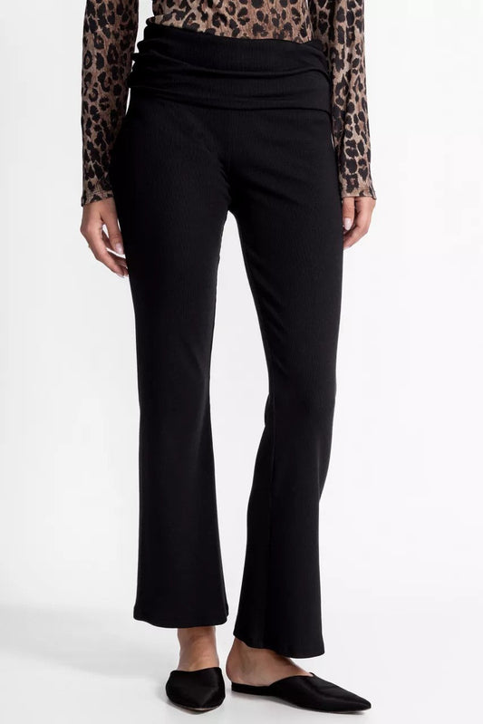 BEE ACTIVE RIBBED FOLDOVER FLARE