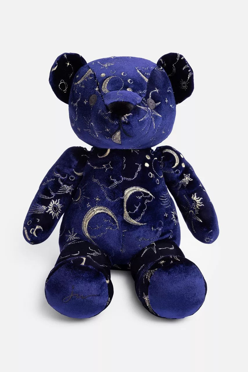 CELESTIN EMBROIDERED VELVET BEAR