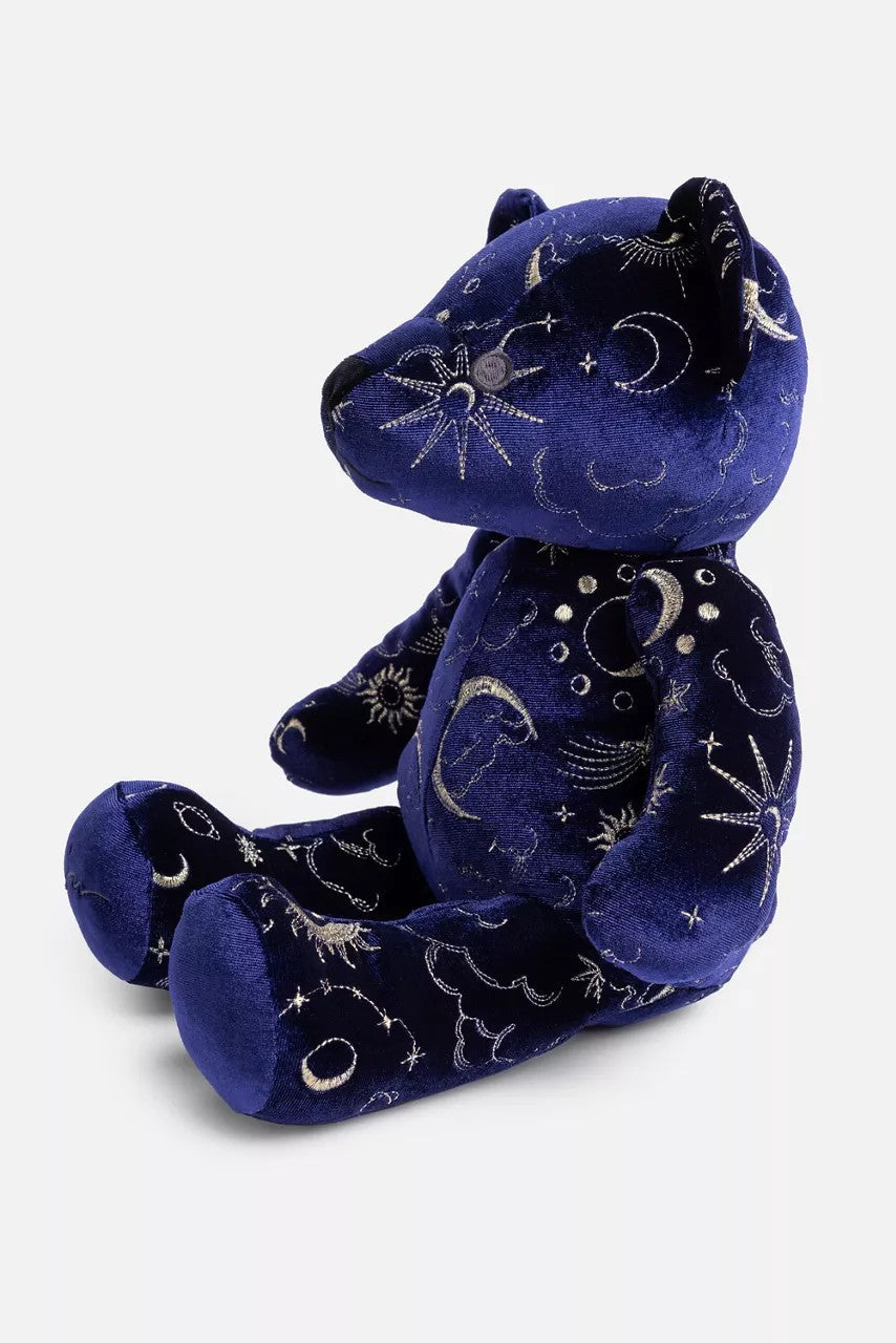 CELESTIN EMBROIDERED VELVET BEAR