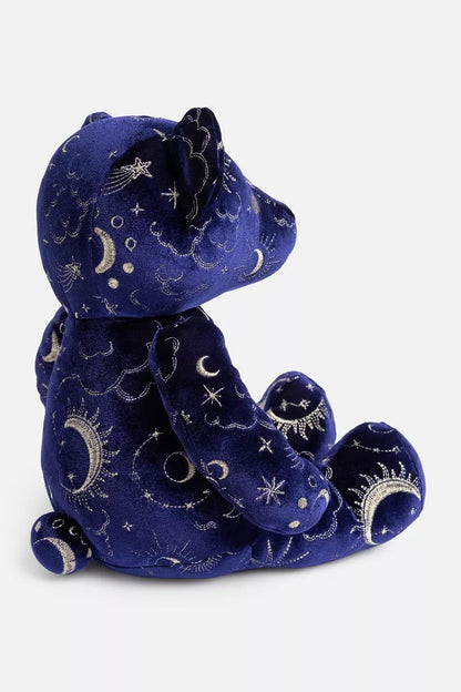 CELESTIN EMBROIDERED VELVET BEAR