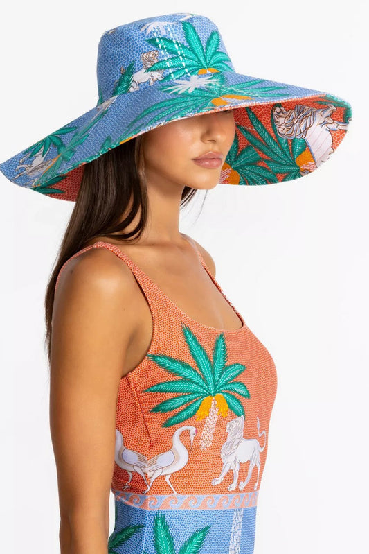 JW X PAOLITA REVERSIBLE BEACH HAT
