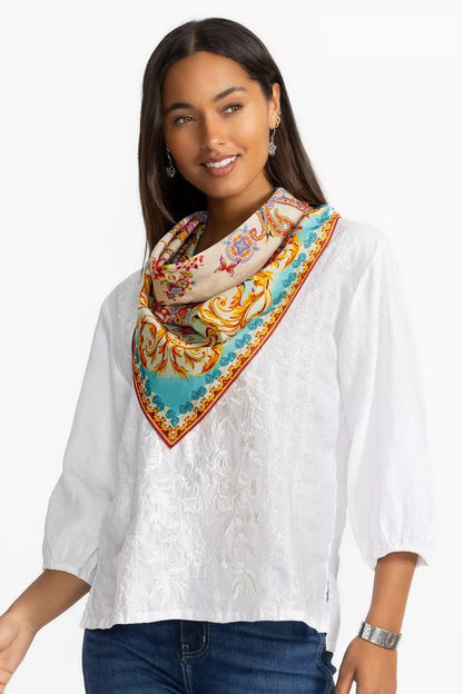SCROLL HEAD SCARF