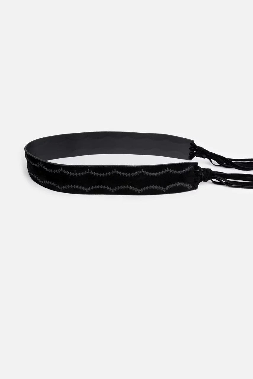 PETTINE ITALIAN SUEDE TASSEL BELT