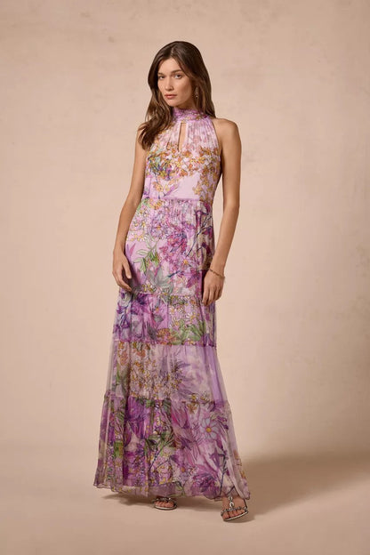 RIONA HALTER MAXI DRESS