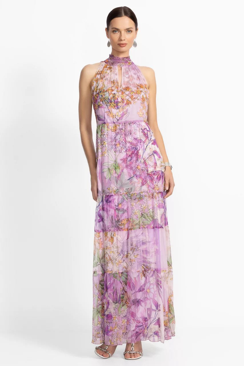 RIONA HALTER MAXI DRESS