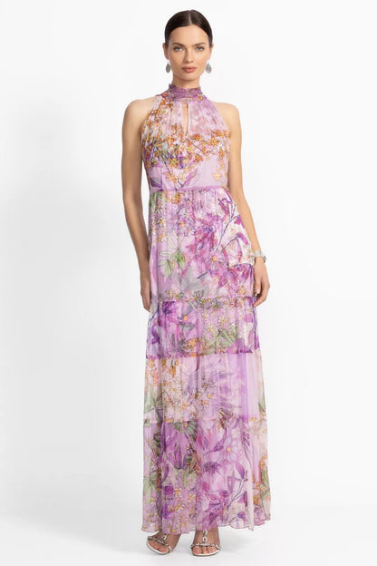 RIONA HALTER MAXI DRESS