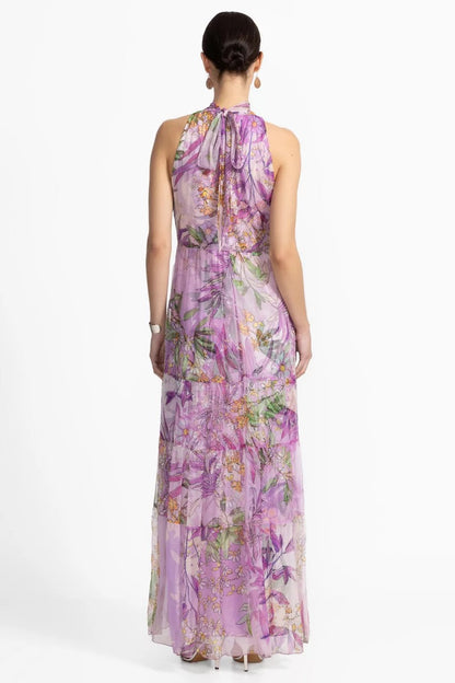RIONA HALTER MAXI DRESS