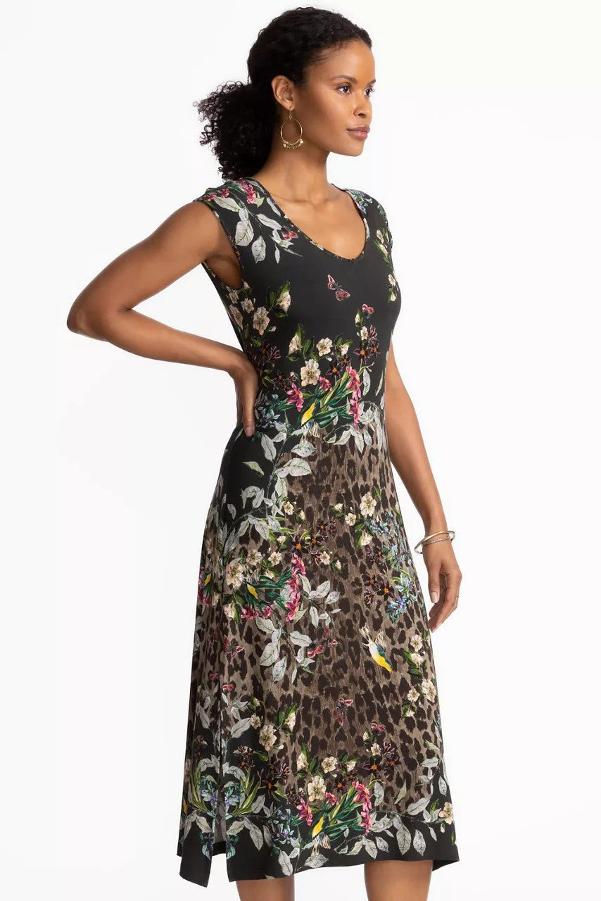 THE JANIE FAVORITE HIGH SLIT KNIT DRESS