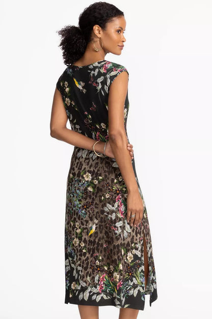 THE JANIE FAVORITE HIGH SLIT KNIT DRESS