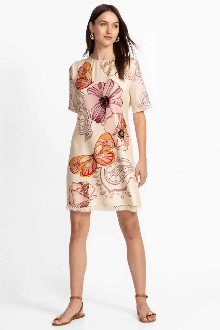DAISEE FRINGE MINI DRESS