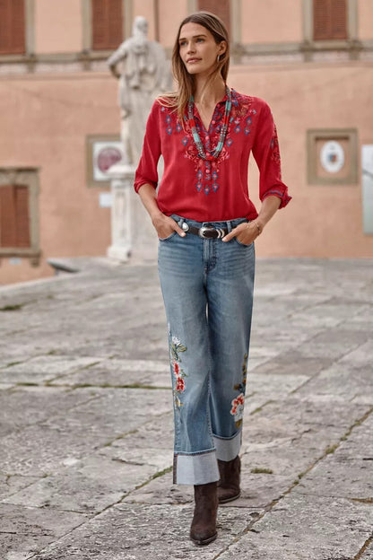 THE ANKLE WIDE LEG JEAN