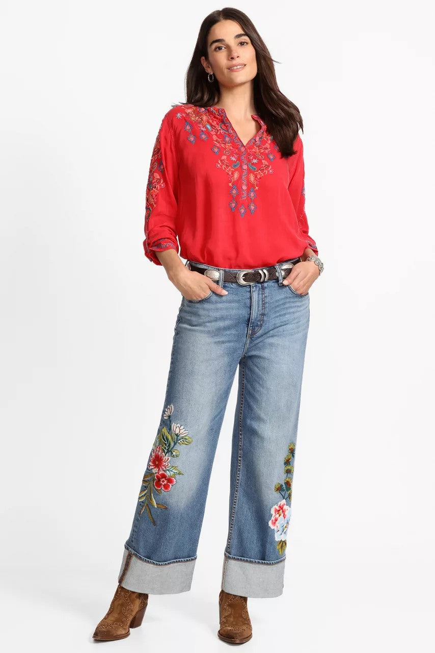 THE ANKLE WIDE LEG JEAN