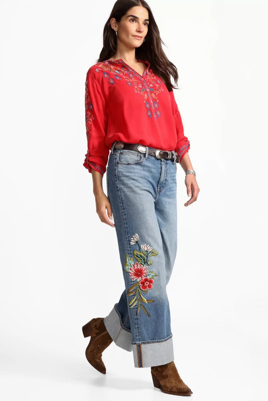THE ANKLE WIDE LEG JEAN