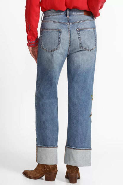 THE ANKLE WIDE LEG JEAN