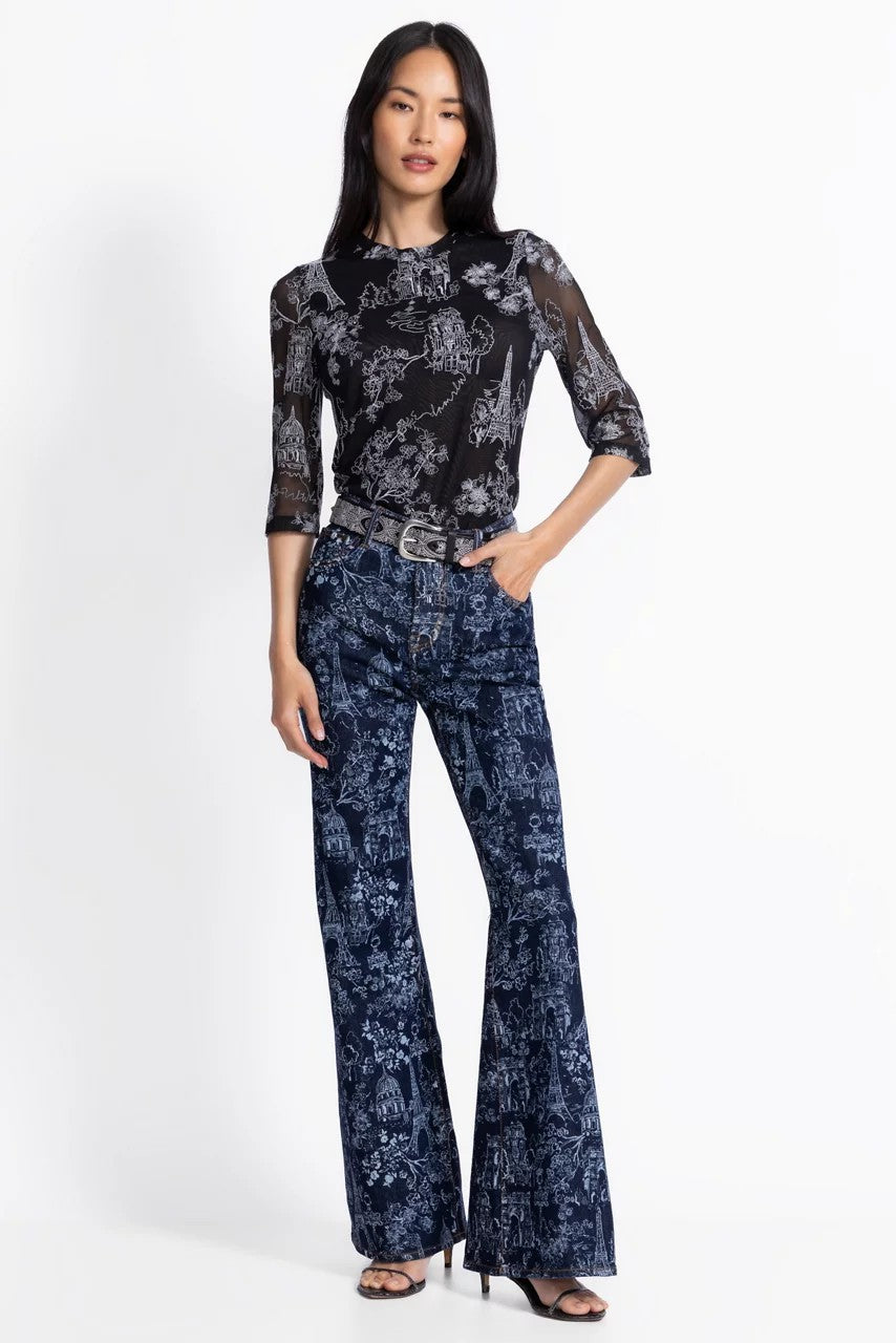 THE STRAIGHT FLARE JEAN