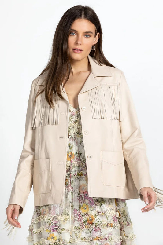 Frangia Leather Jacket
