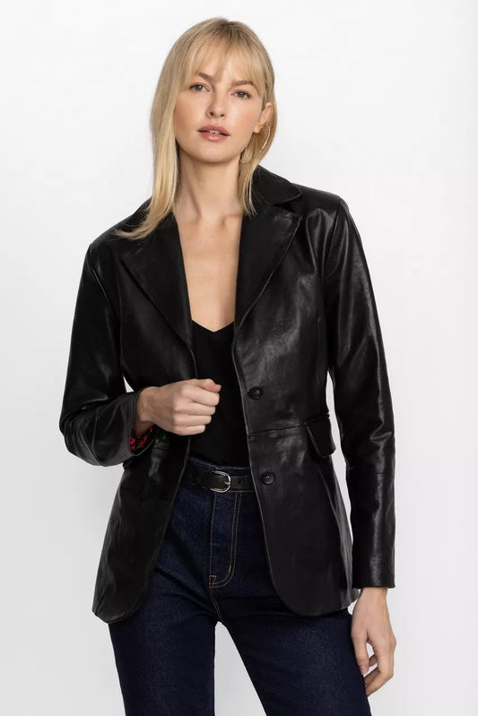 ITALIAN LEATHER CLASSIC BLAZER