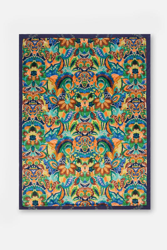EMBROIDERED THROW BLANKET