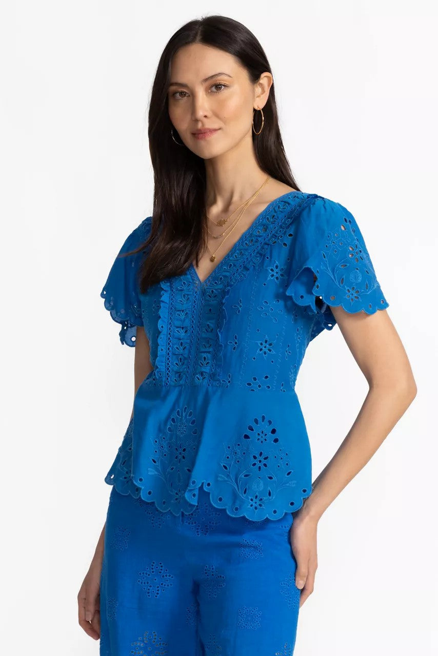 ELIZABETH PEPLUM BLOUSE