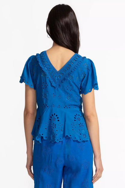 ELIZABETH PEPLUM BLOUSE