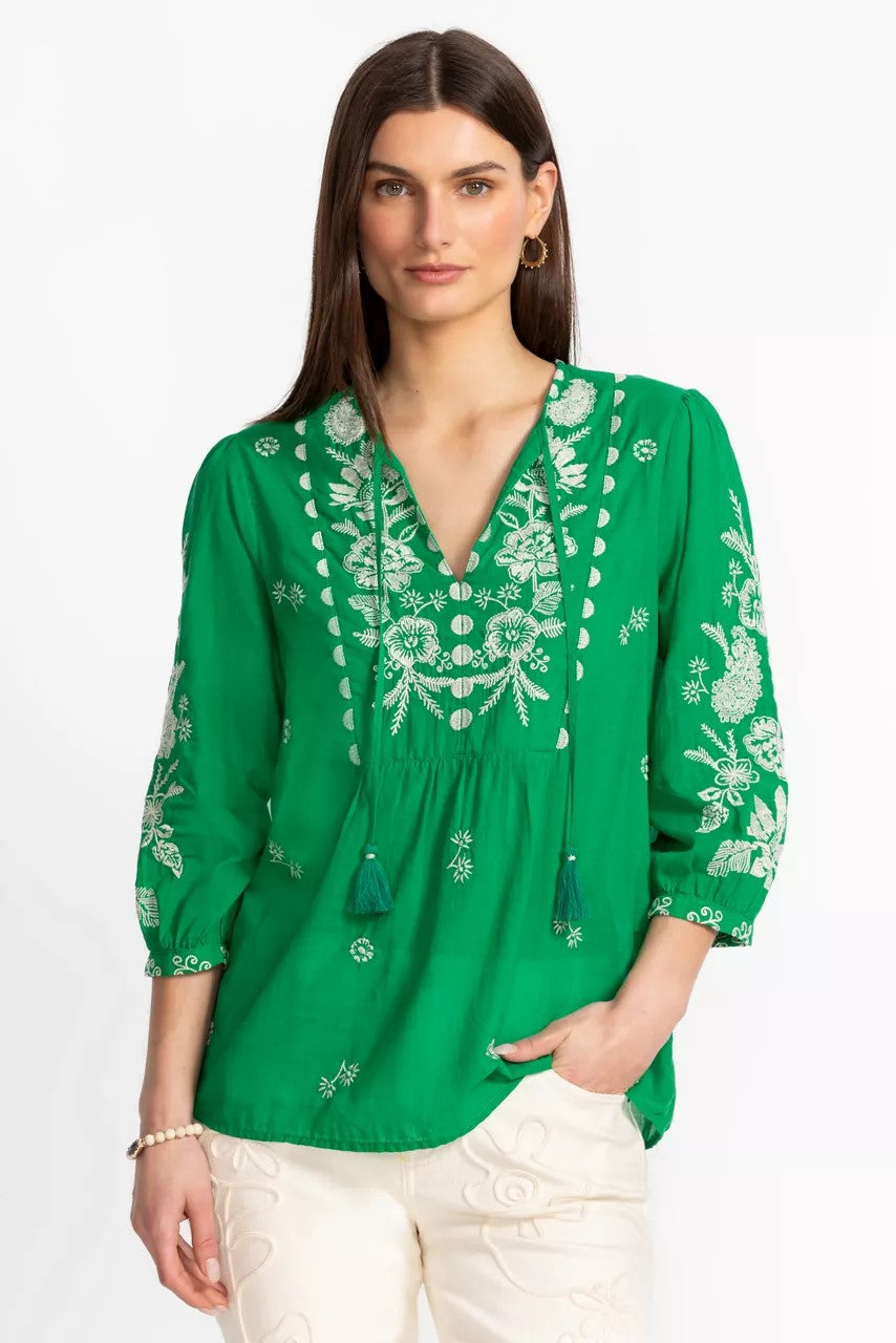 3/4 SLEEVE PRAIRIE BLOUSE