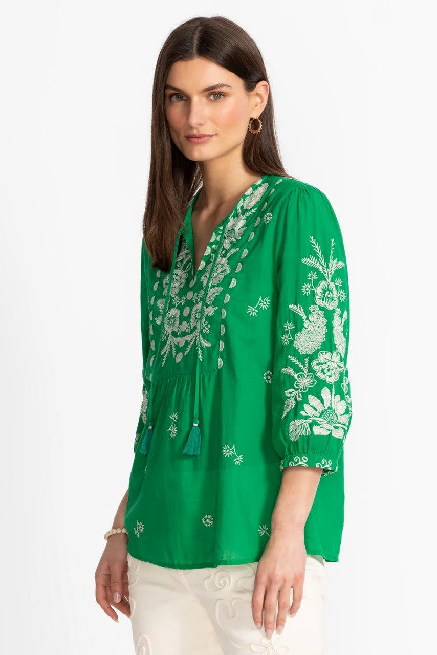 3/4 SLEEVE PRAIRIE BLOUSE