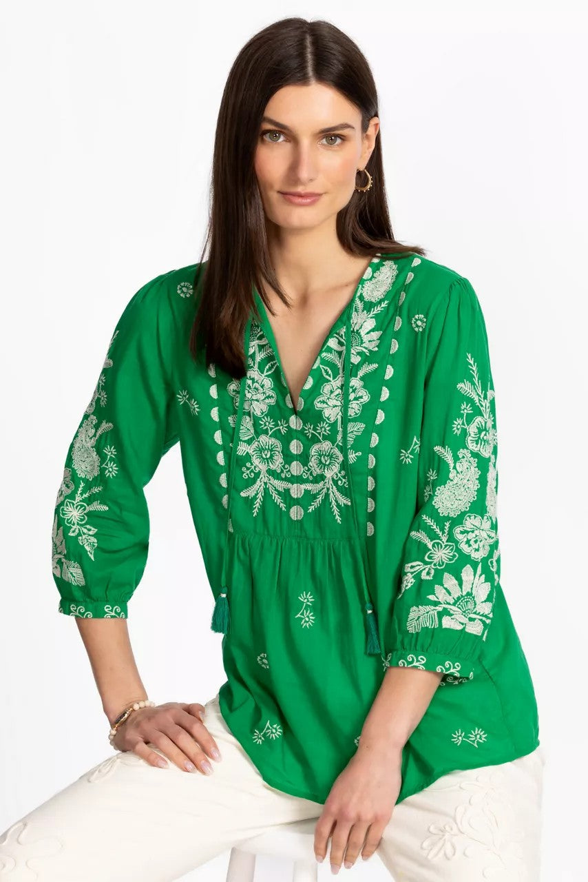 3/4 SLEEVE PRAIRIE BLOUSE