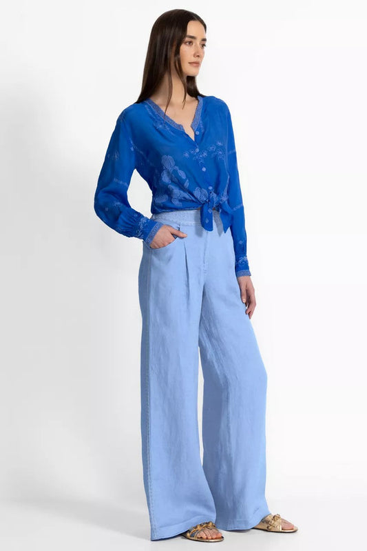 WIDE LEG PLEAT PANT