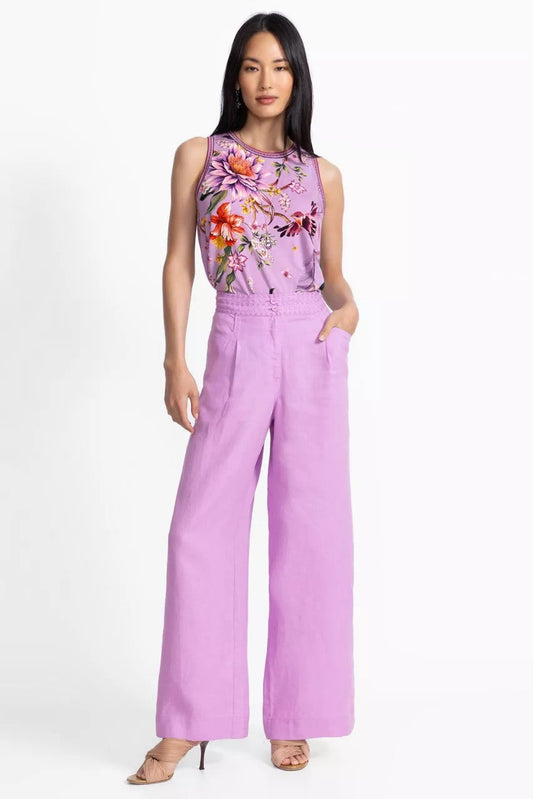 WIDE LEG PLEAT PANT