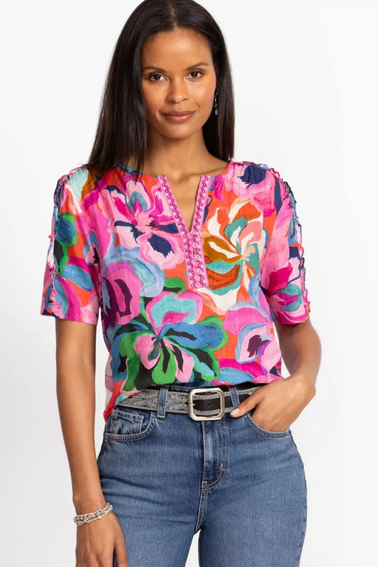 RUFFLE SEAM TOP