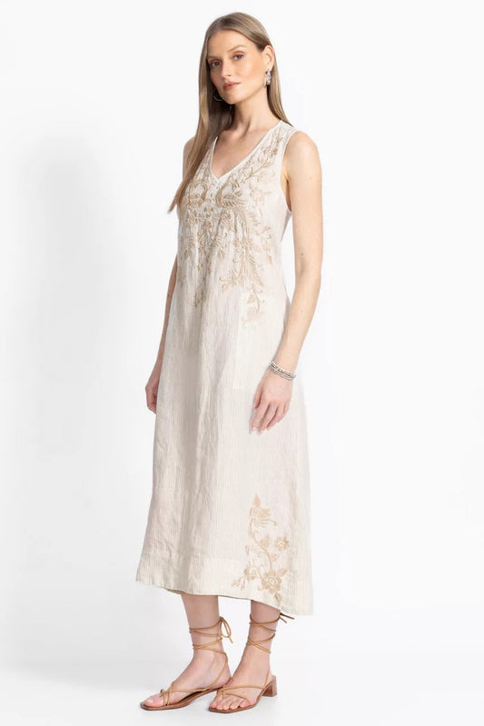 LINEN TANK DRESS