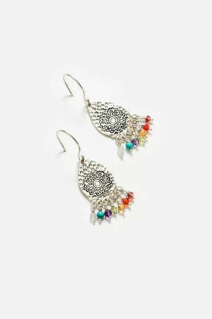 CHAKRA DROP DANGLE EARRINGS
