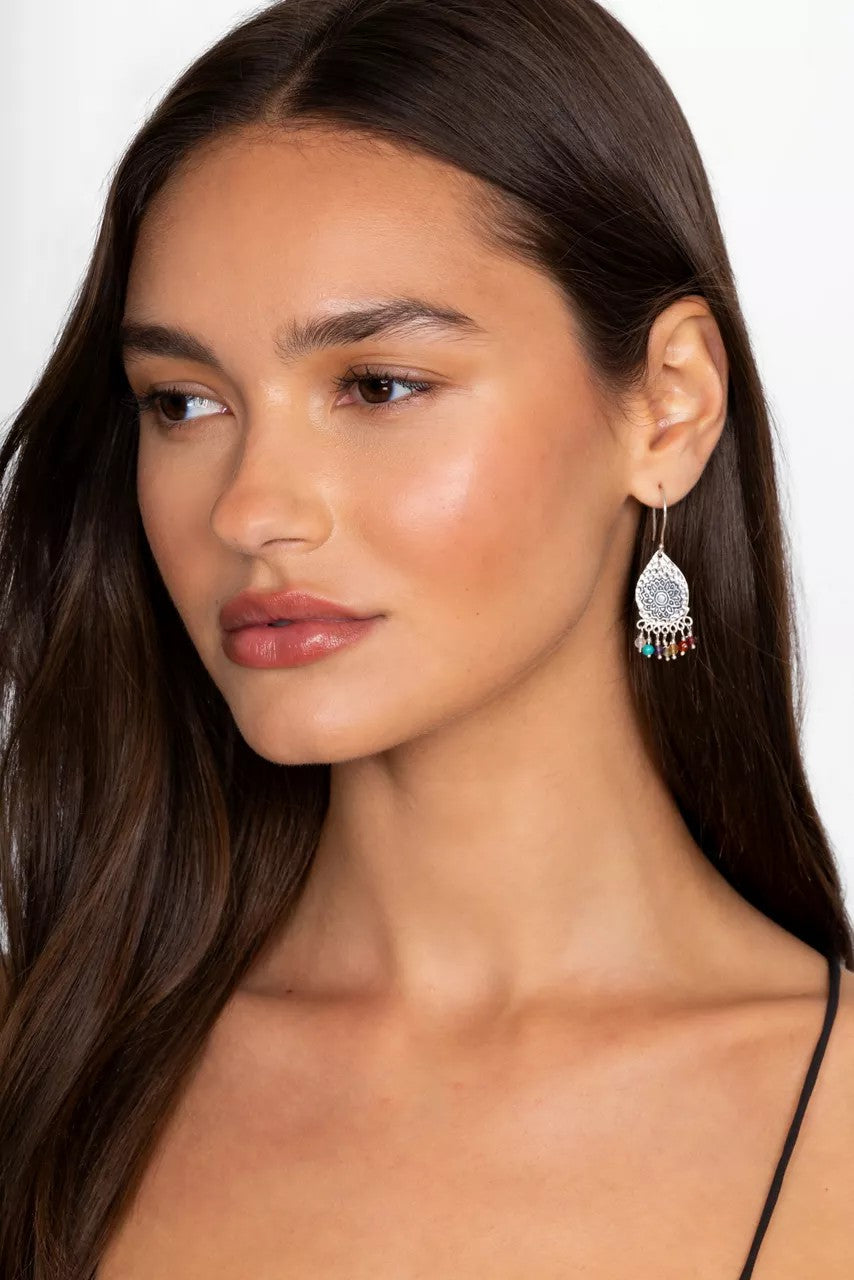 CHAKRA DROP DANGLE EARRINGS