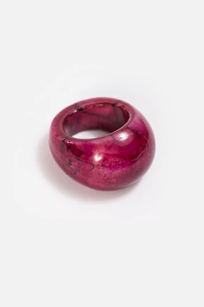 GEMSTONE DOME RING
