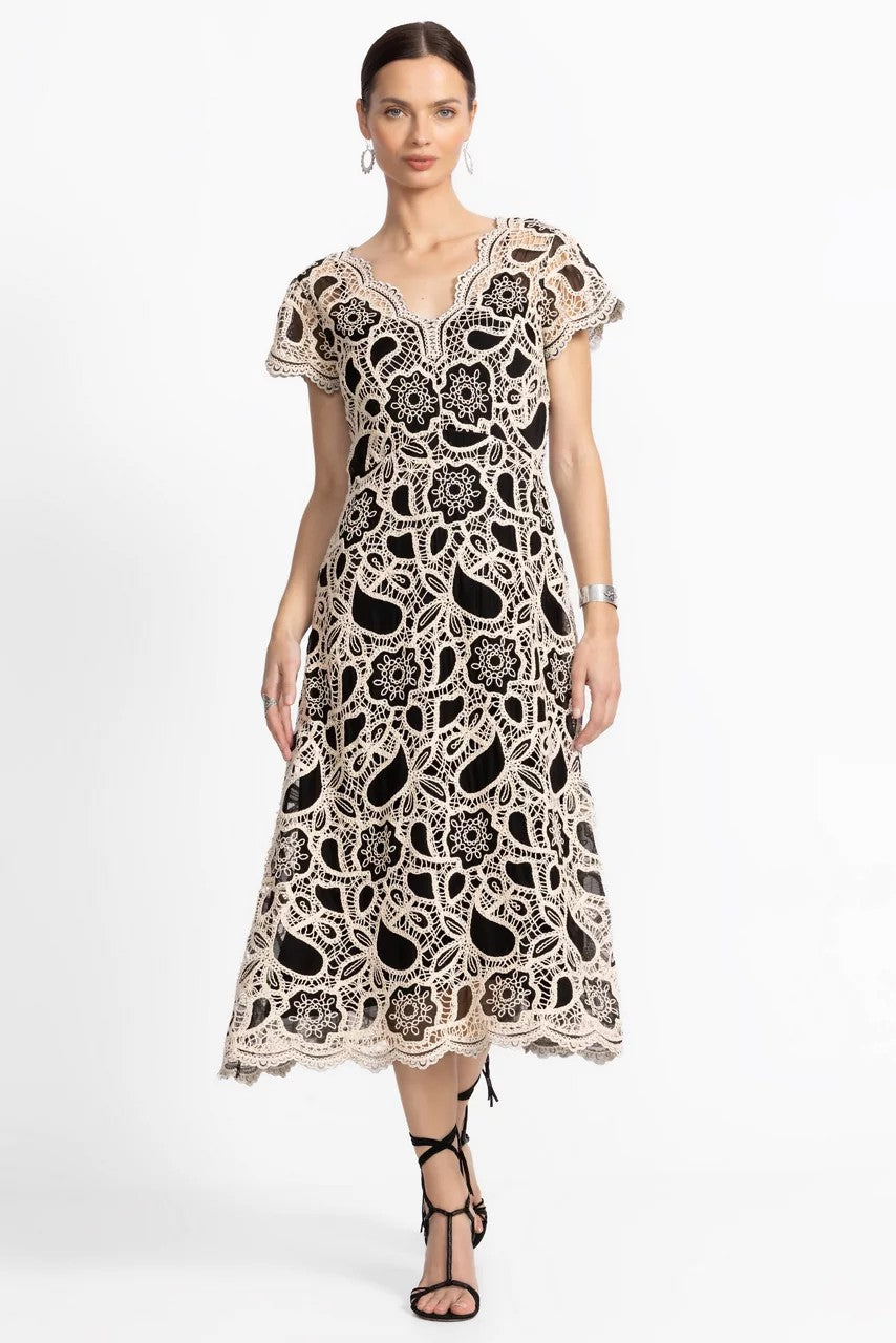 ADALINE SCALLOPED DRESS