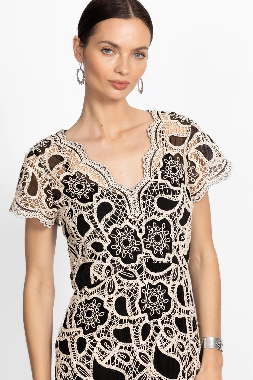 ADALINE SCALLOPED DRESS