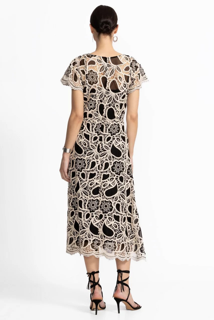 ADALINE SCALLOPED DRESS