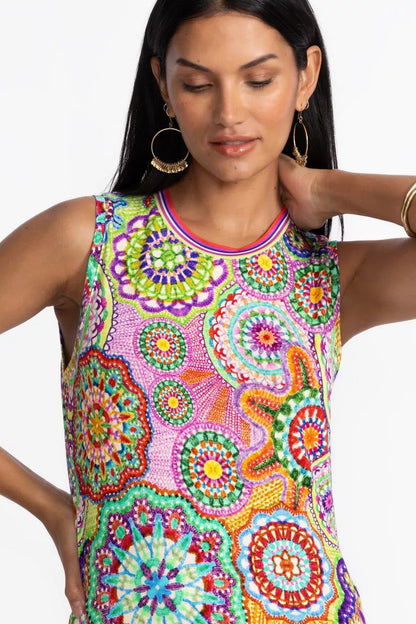 THE JANIE FAVORITE CREW NECK TANK DRESS