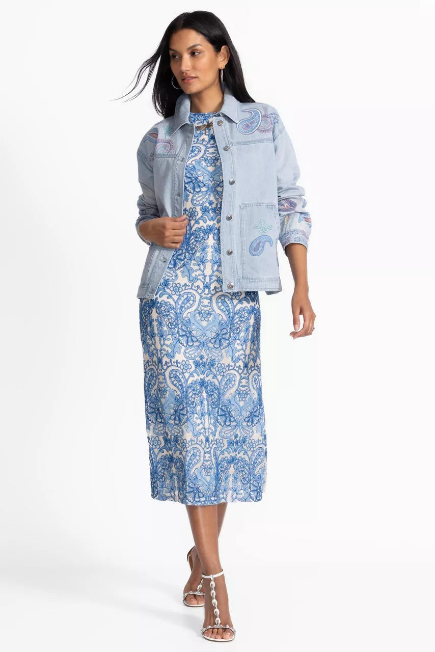 WYNIFRED MESH MIDI DRESS
