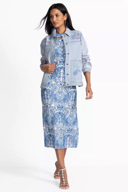 WYNIFRED MESH MIDI DRESS