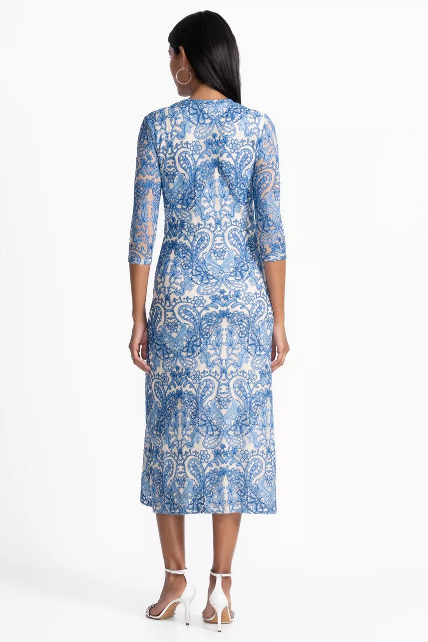WYNIFRED MESH MIDI DRESS