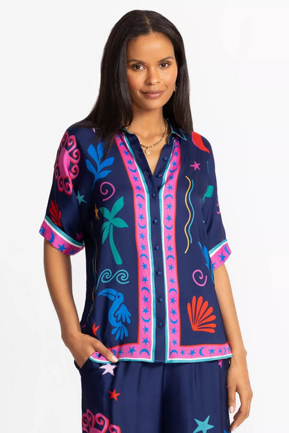 FERNANDA BUTTON DOWN SHIRT