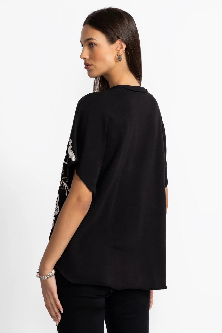 FRENCH TERRY PONCHO