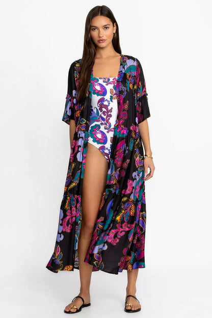 FATIMA TIERED KIMONO