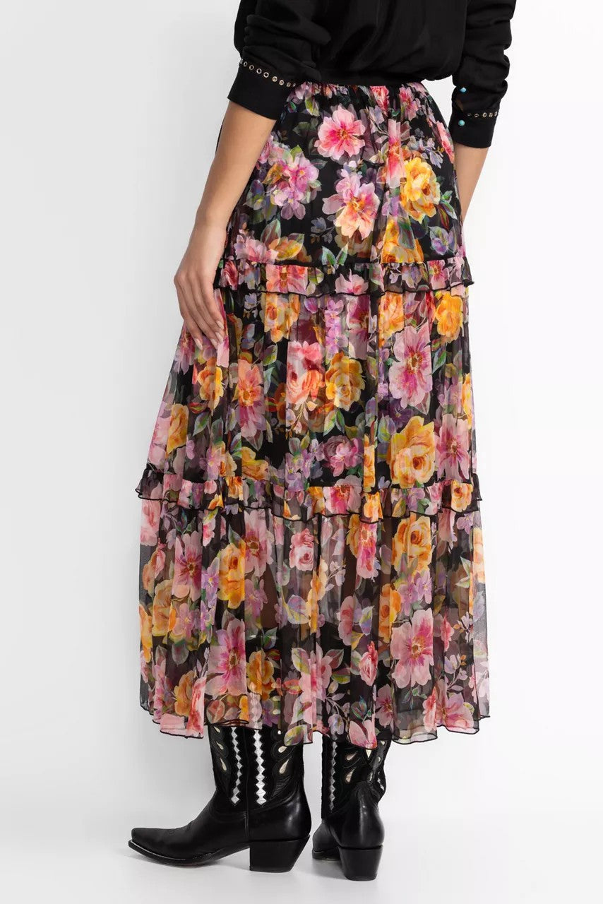 TERRA TIERED MAXI SKIRT