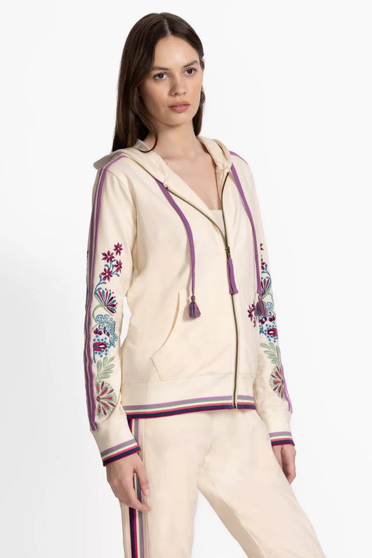 BEE ACTIVE ZIP FRONT HOODIE